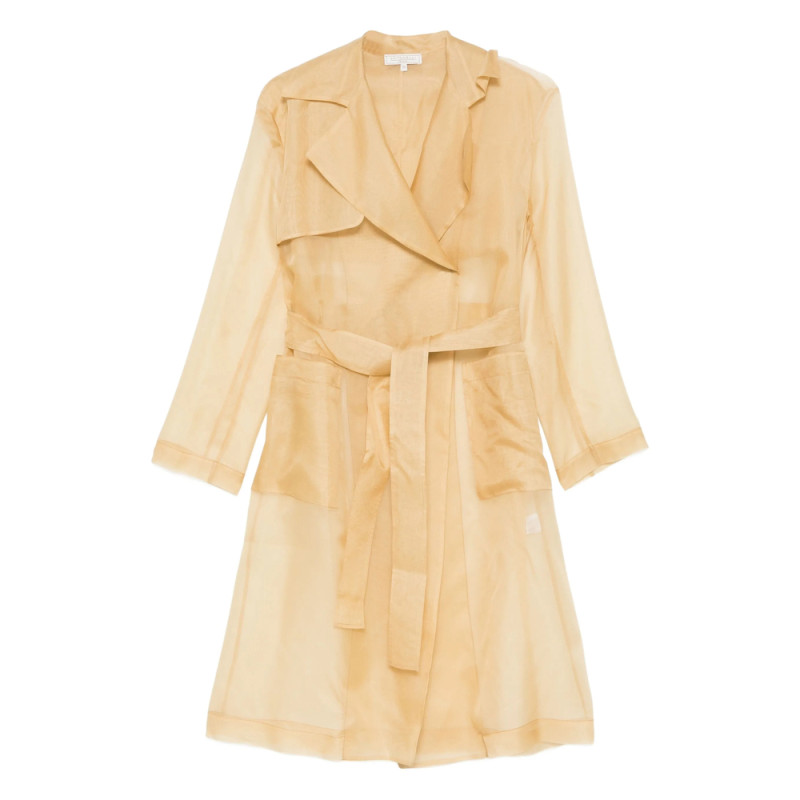 Antonelli Belted Silk Trench Coat