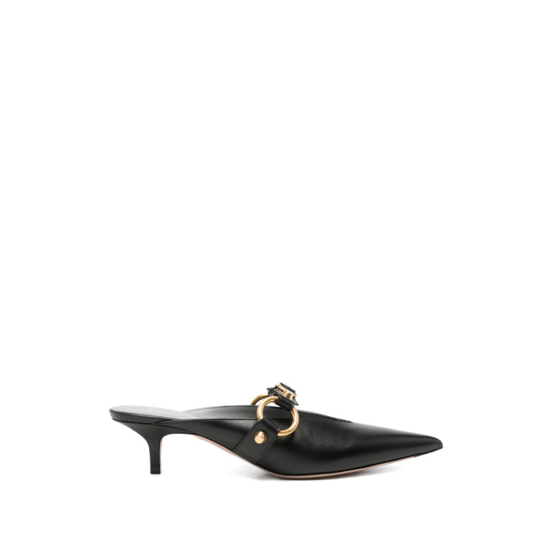 Balenciaga City Buckle-detail Pointed-toe Mules