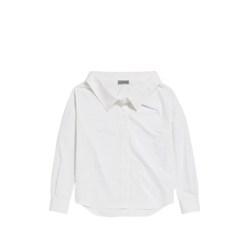 Balenciaga Stola Concealed-button Shirt