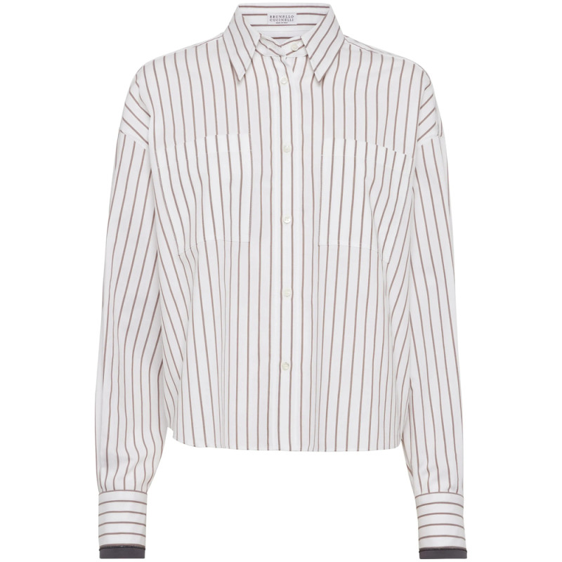 Brunello Cucinelli Monili-trim Shirt
