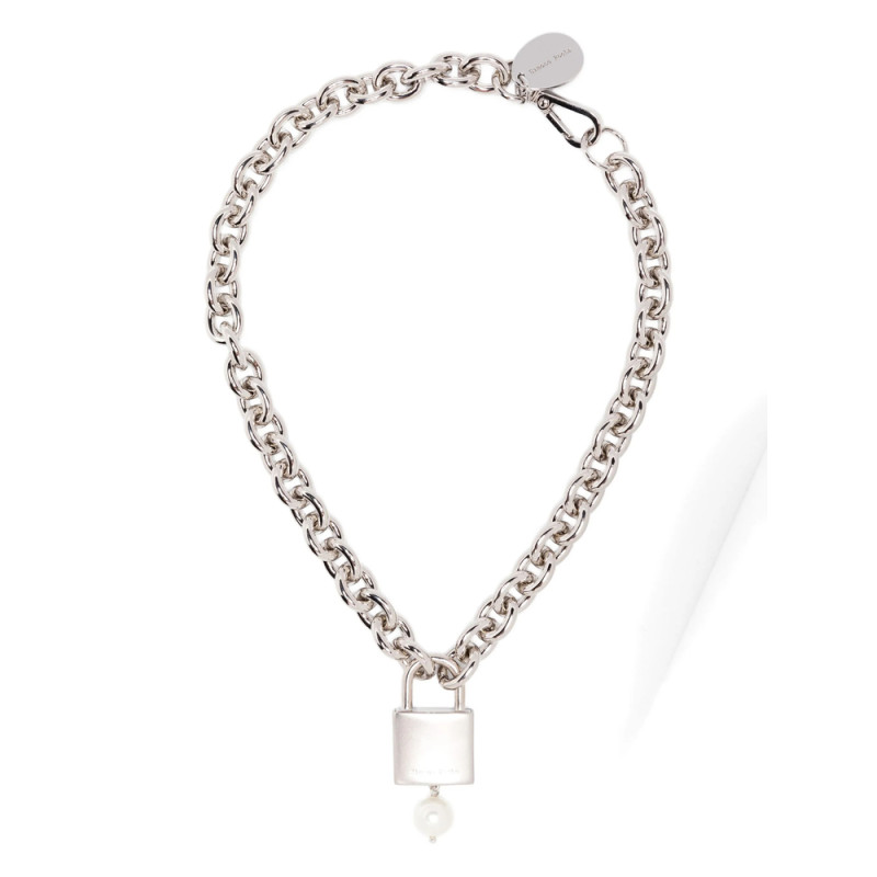 Simone Rocha Padlock Pearl Necklace