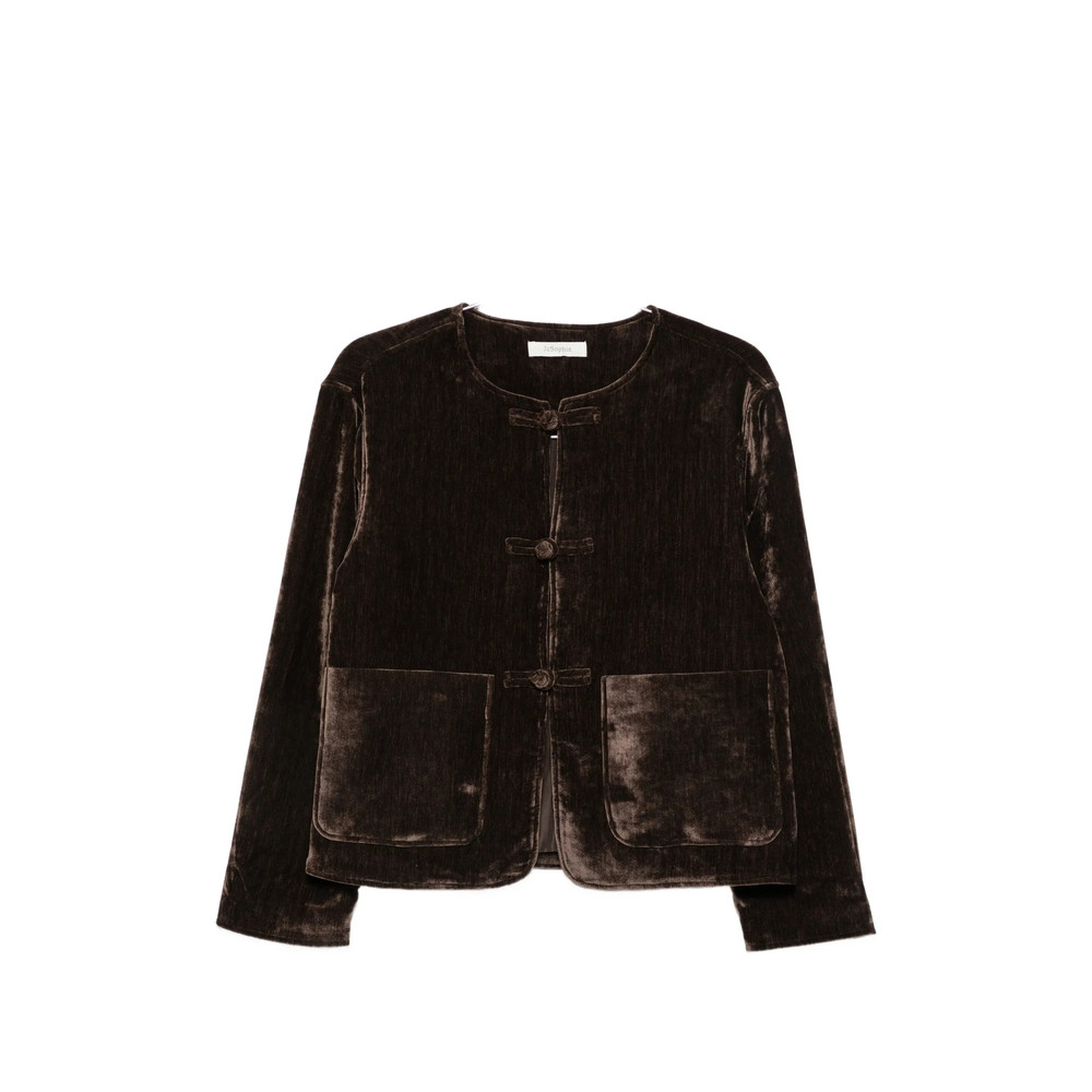 Jc Sophie Prunella Frog-fastening Jacket