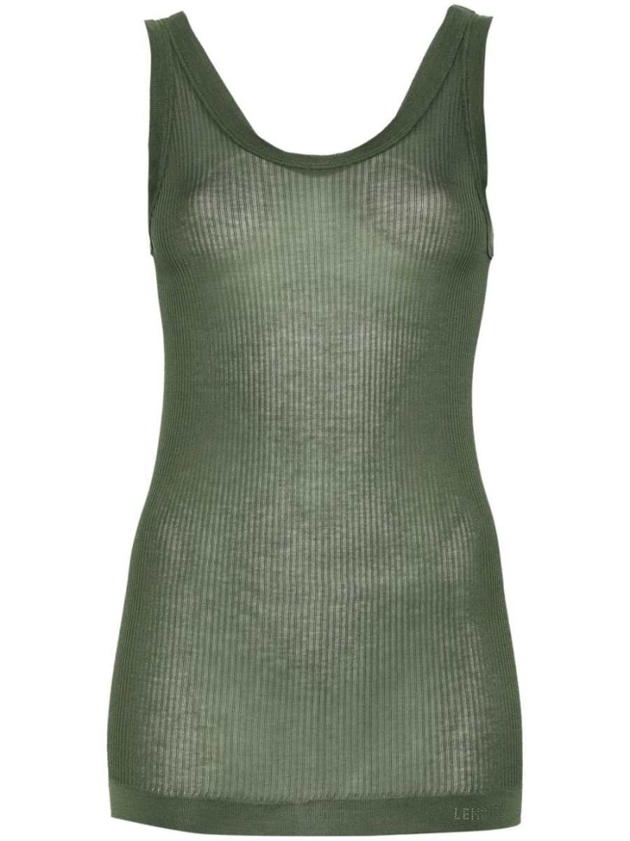 semi-sheer tank top