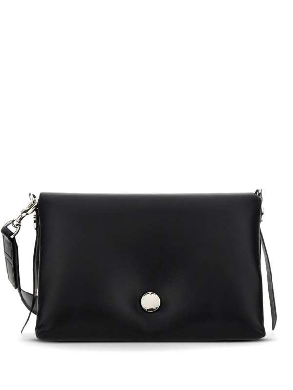 puffer leather crossbody bag