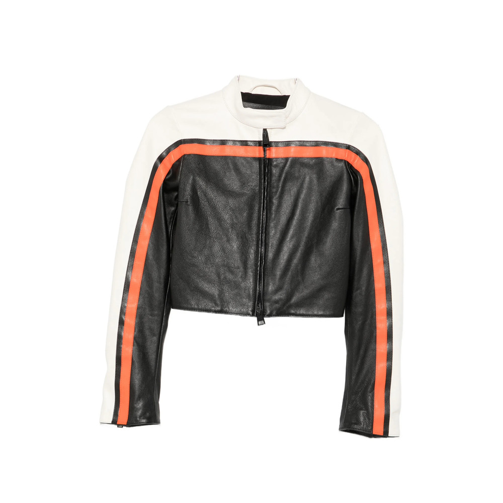 Balenciaga Logo-print Cropped Jacket