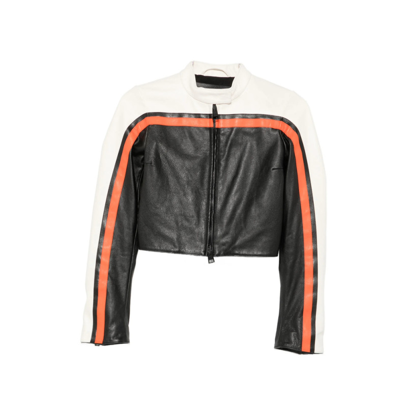 Balenciaga Logo-print Cropped Jacket