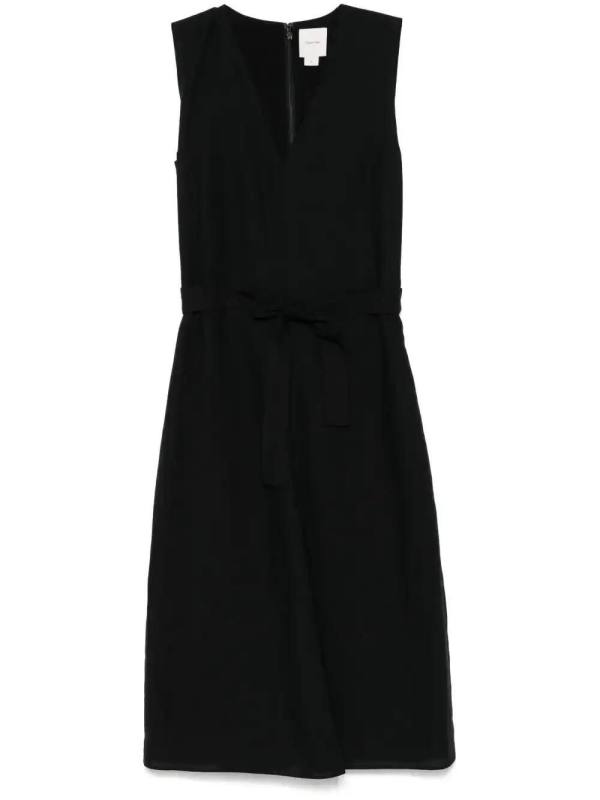 belted midi dress
