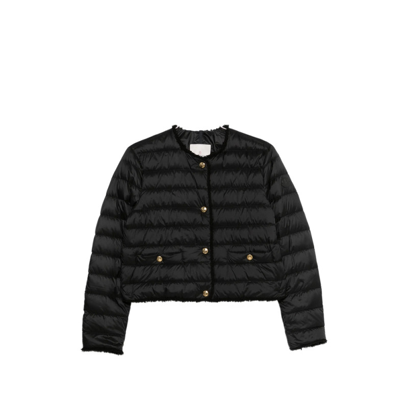 Moncler Fleurs Button Quilted Jacket