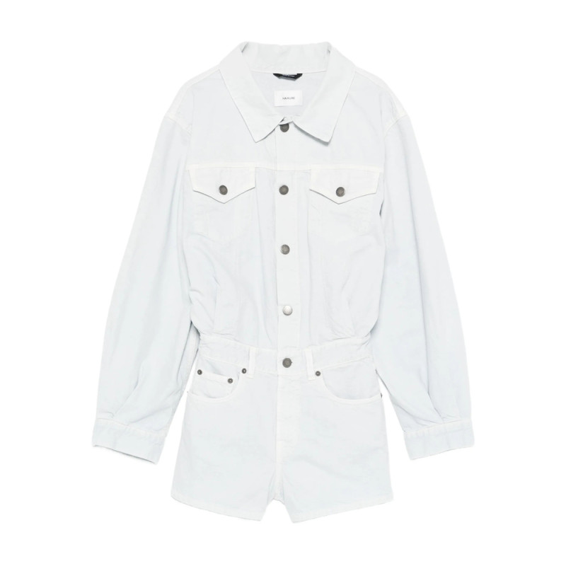 Haikure Button-fastening Playsuit