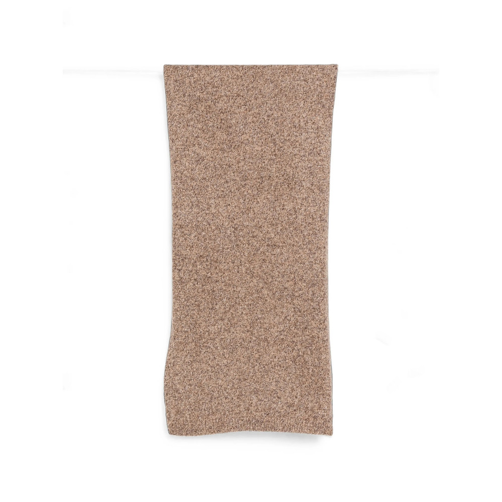Soft Goat Marled Knitted Scarf