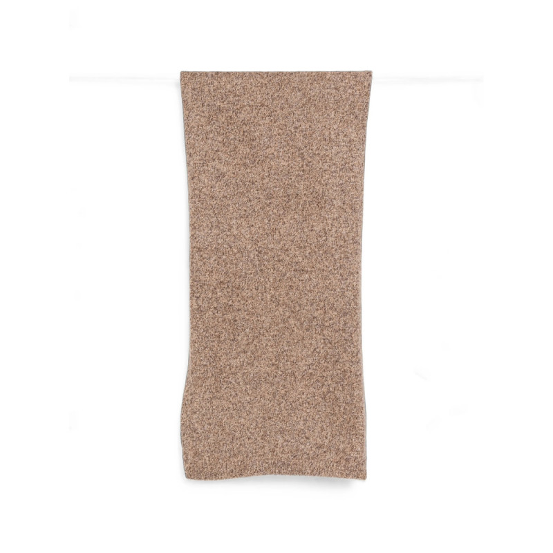 Soft Goat Marled Knitted Scarf