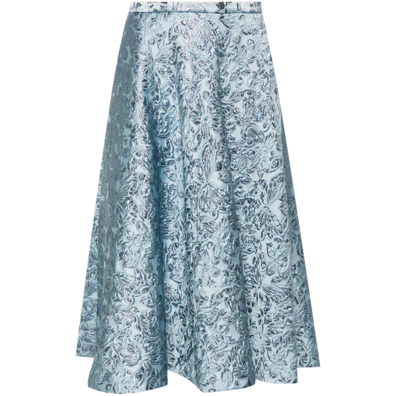 Gucci Jacquard-pattern Midi Skirt