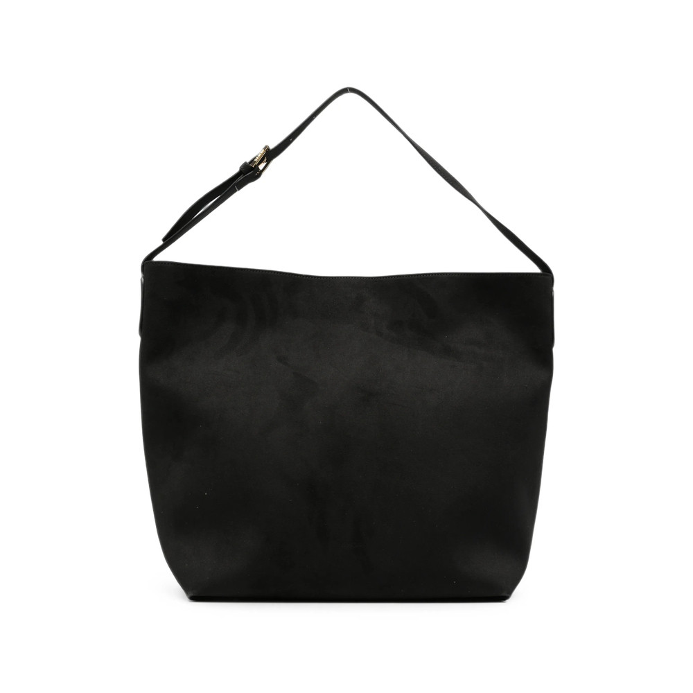 The-moirè Zoe Suede-effect Shoulder Bag