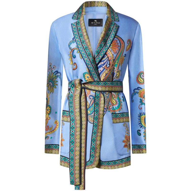 Etro Silk Twill Blazer