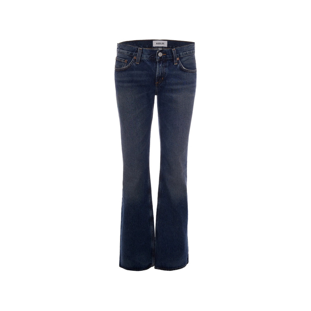 Agolde Faded-effect Flared-leg Jeans