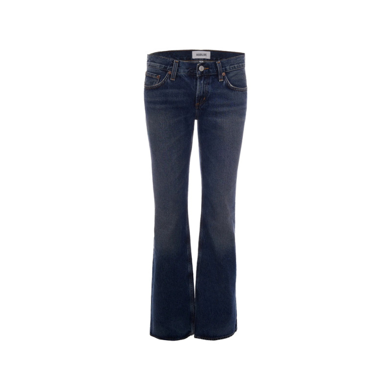 Agolde Faded-effect Flared-leg Jeans