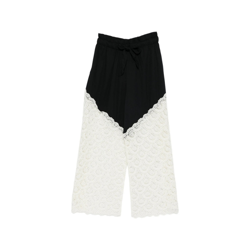 Sea Ellison Lace-trim Trousers