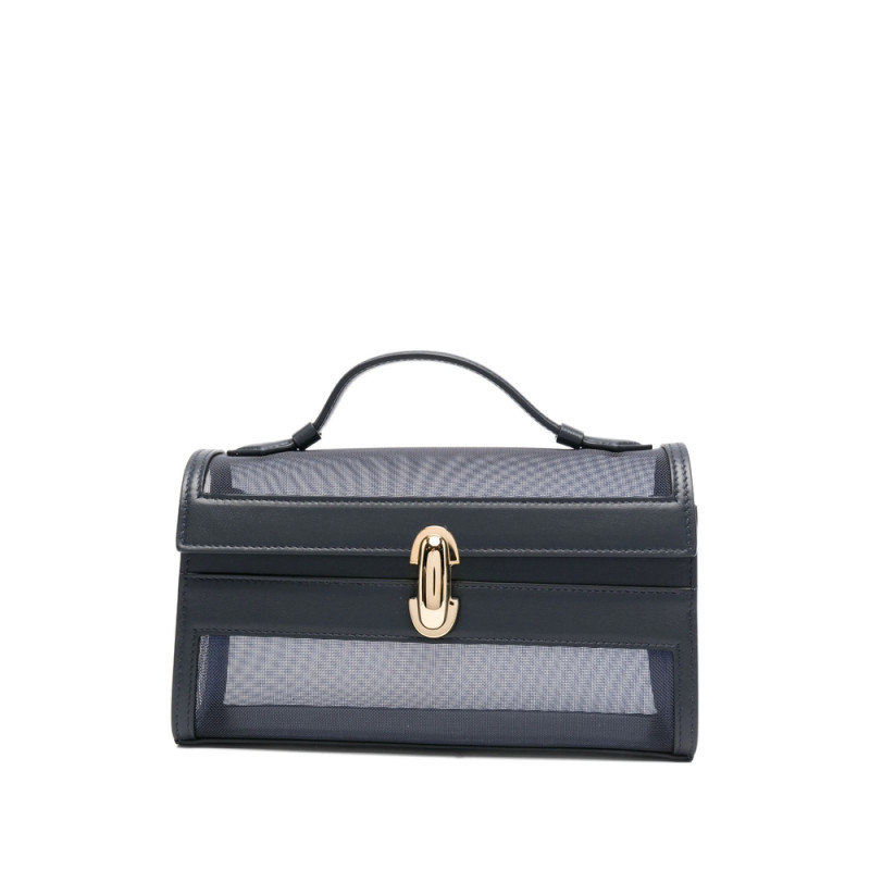 Savette Symmetric Mesh-panel Tote Bag