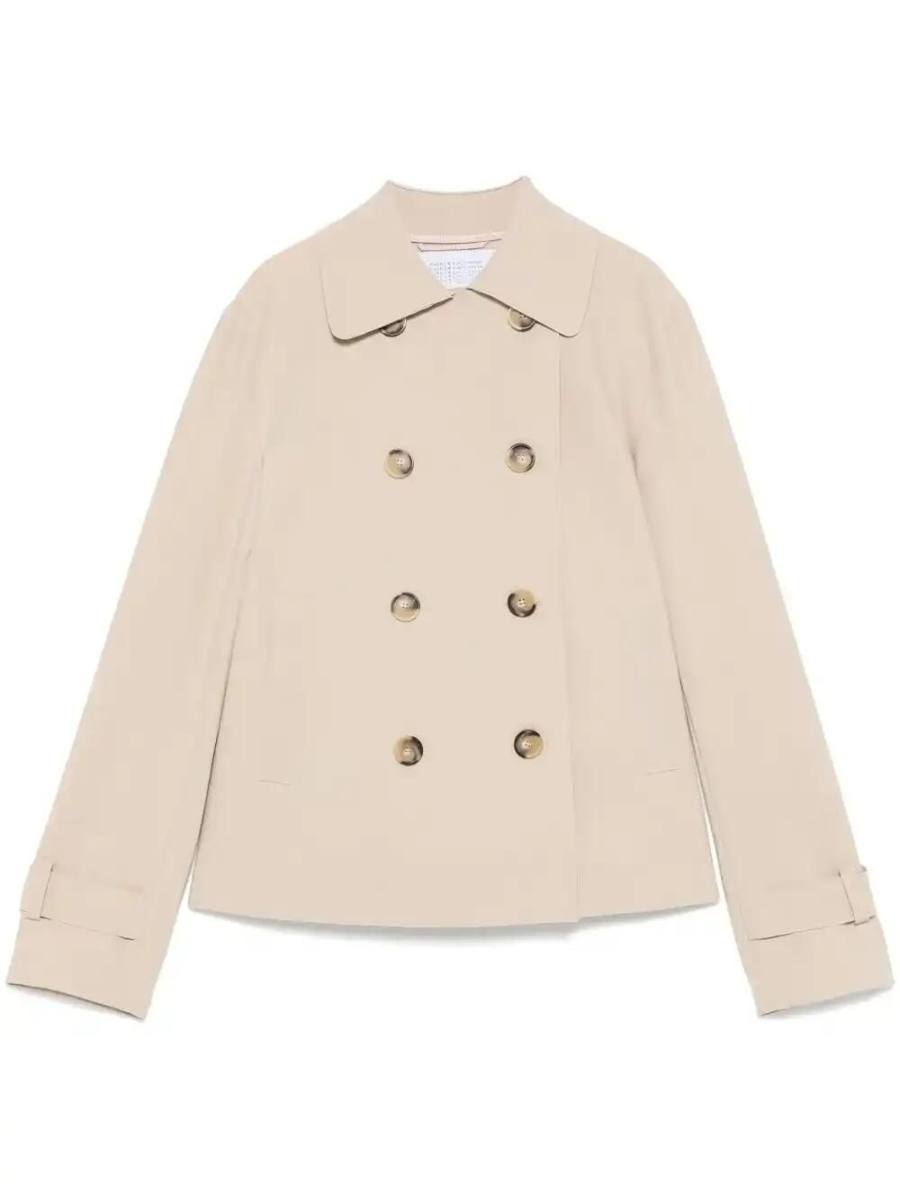 cropped trench jacket