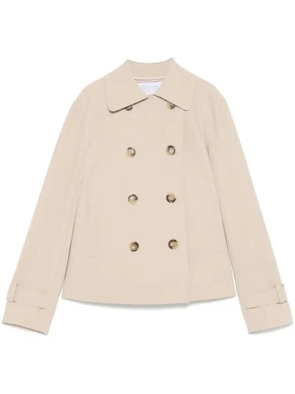 cropped trench jacket