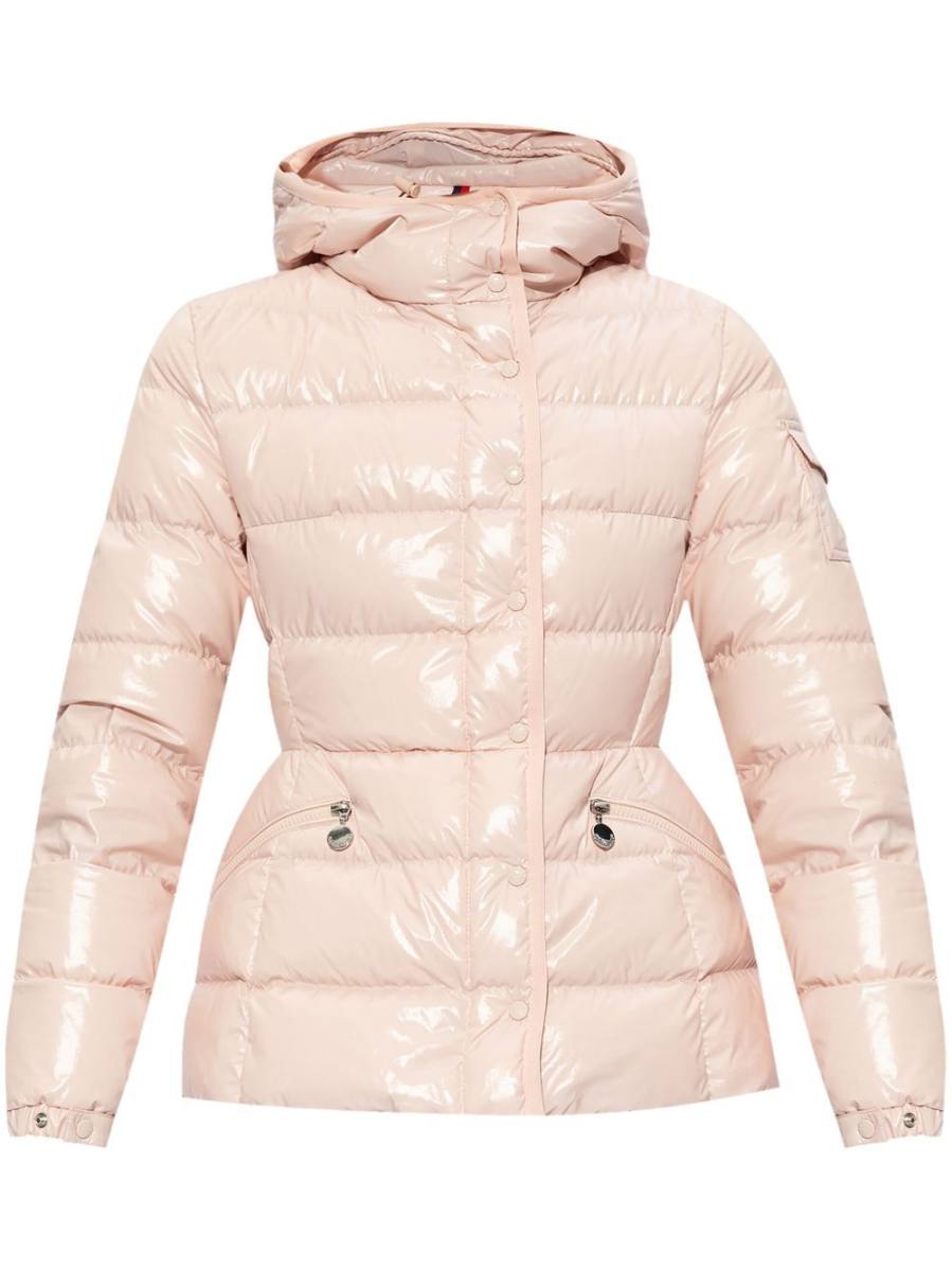 padded down puffer hooded jacket
