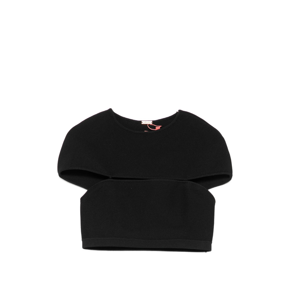 Cult Gaia Brett Cut-out Cropped Top