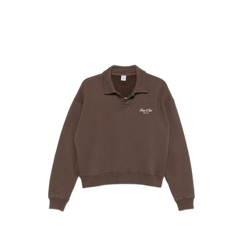 Sporty & Rich Logo-embroidered Sweatshirt