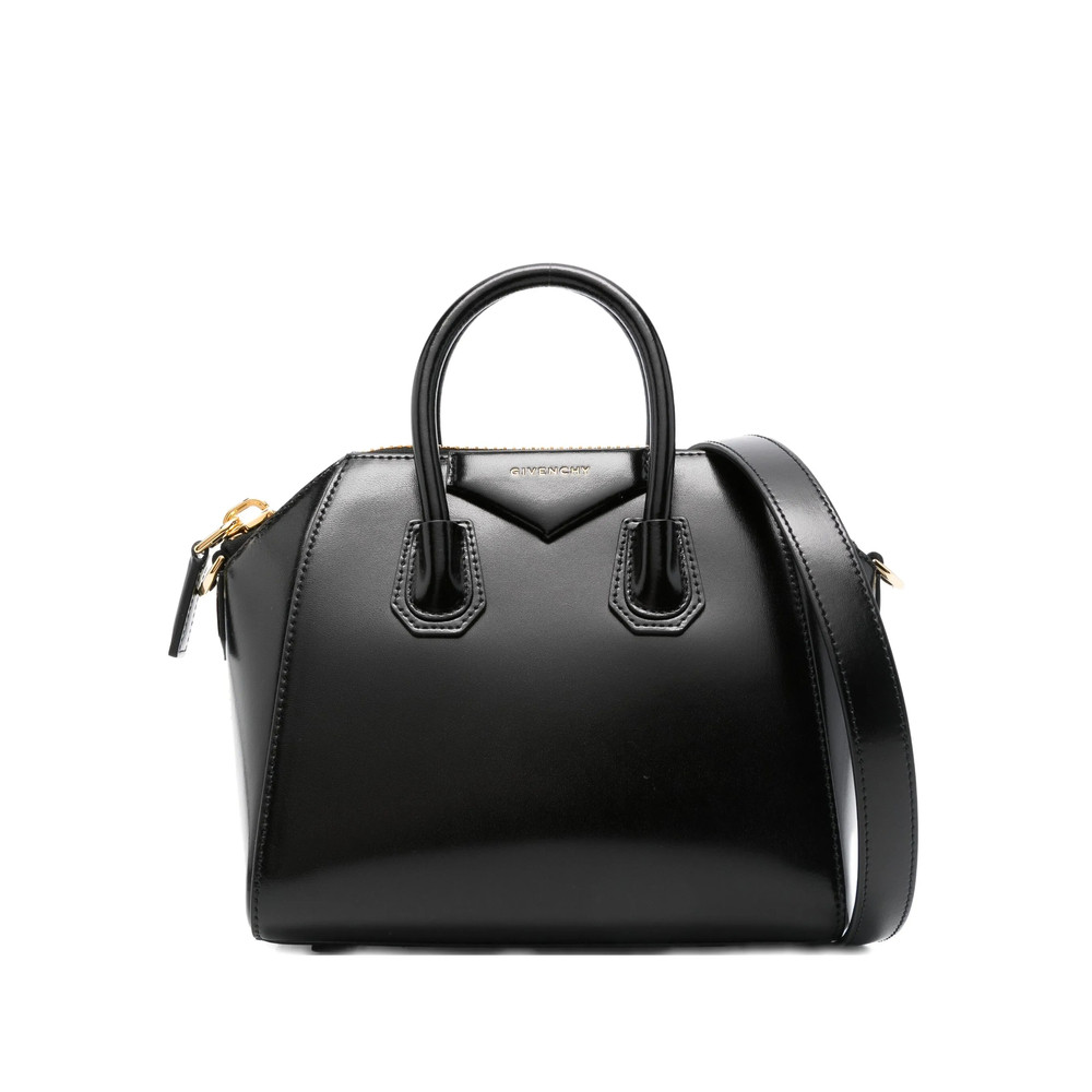 Givenchy Mini Antigona Patent-leather Top-handle Tote Bag