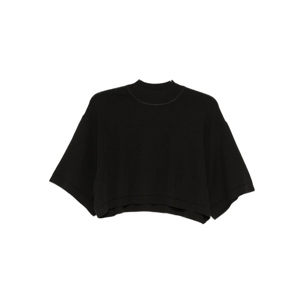 Alaïa High-neck Cropped Top
