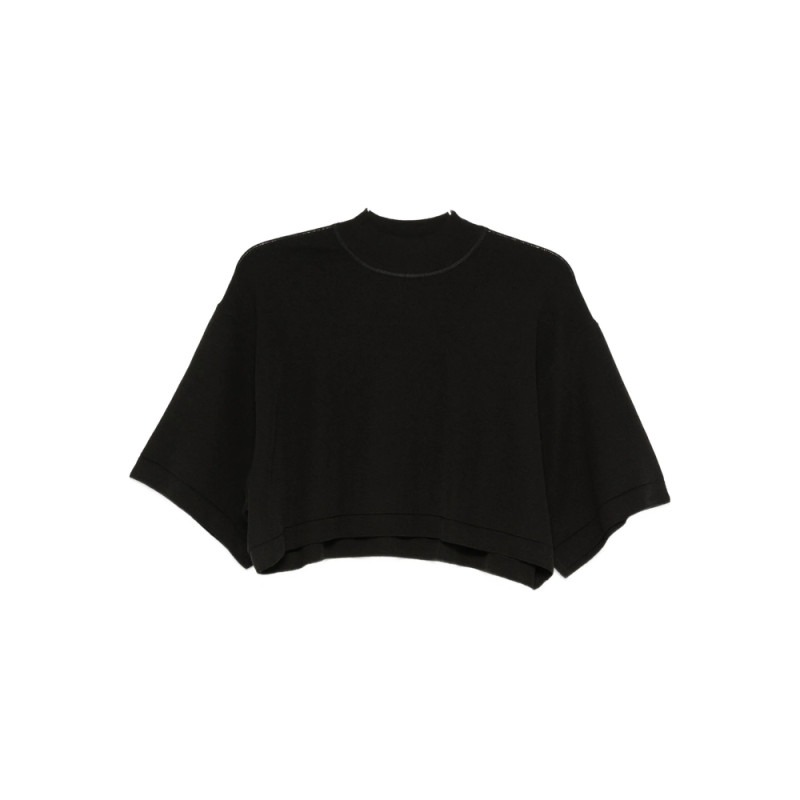 Alaïa High-neck Cropped Top