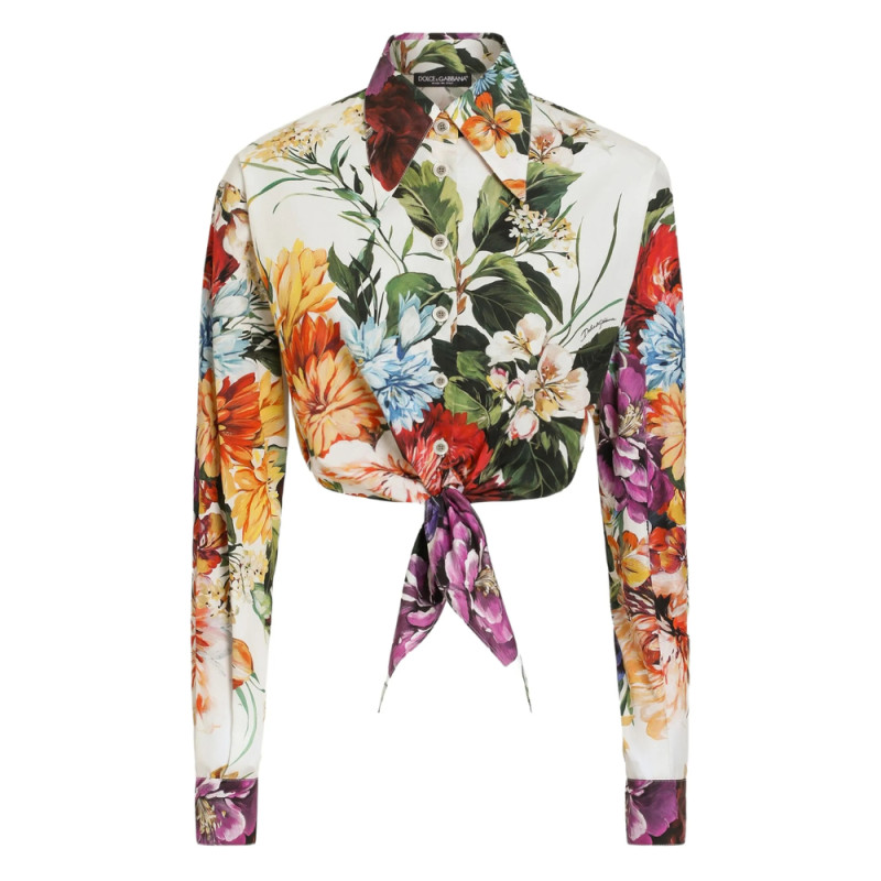 Dolce & Gabbana Floral-print Blouse