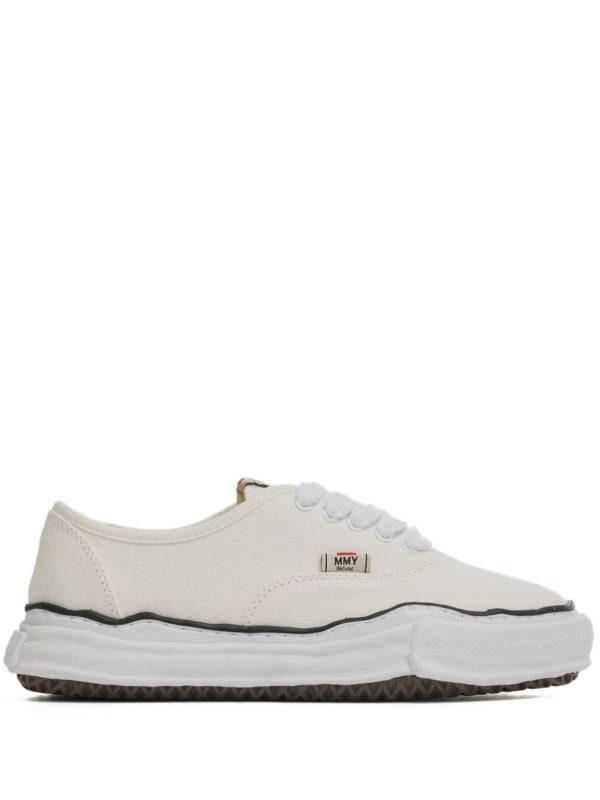 logo-tag cotton sneakers