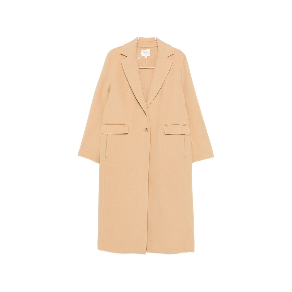 Vince Notched-lapels Single-breasted Coat