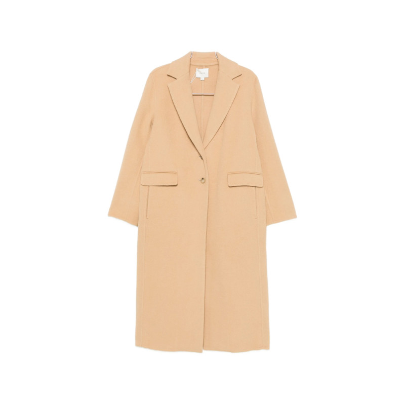 Vince Notched-lapels Single-breasted Coat