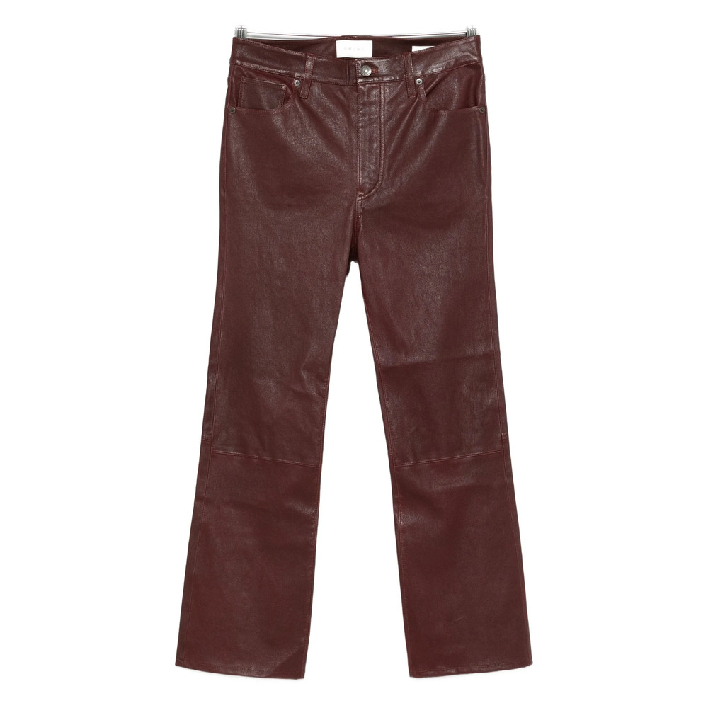 Frame Reboot Crop Leather Trousers
