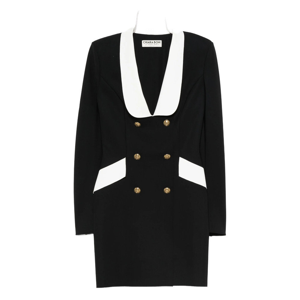 Chiara Boni Double-breasted Blazer Dress