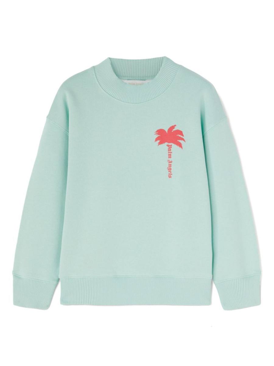 printed crew-neck sweatshirt