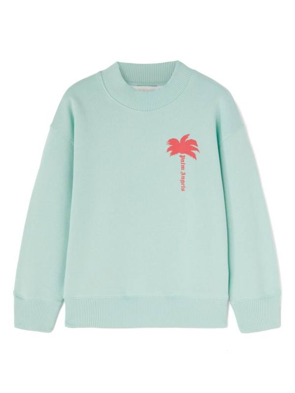 printed crew-neck sweatshirt