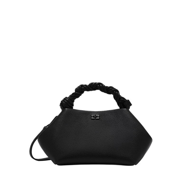 Ganni Small Bou Twisted-handle Tote Bag