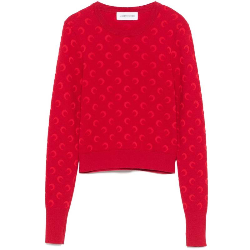 Marine Serre Moon-jacquard Sweater