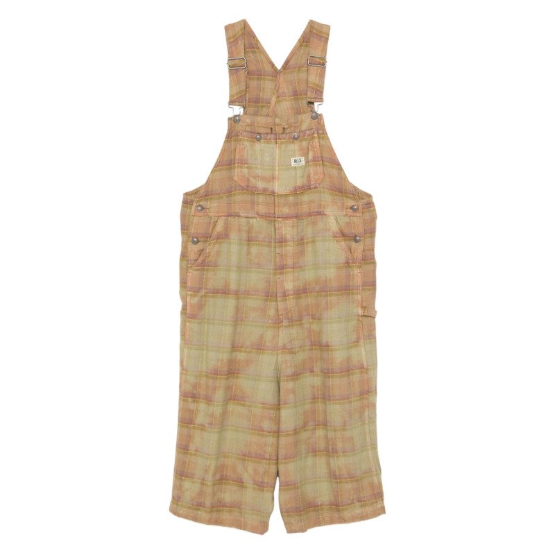 R13 Jumbo Plaid Cotton Jumpsuits