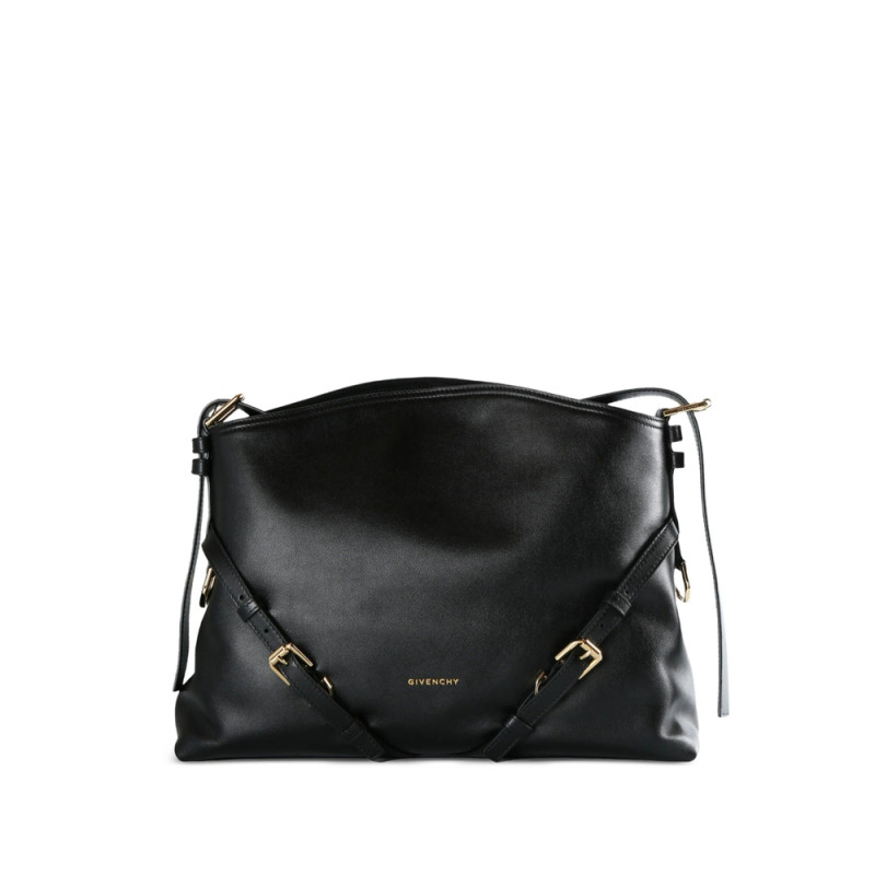 Givenchy Buckle-strap Leather Shoulder Bag