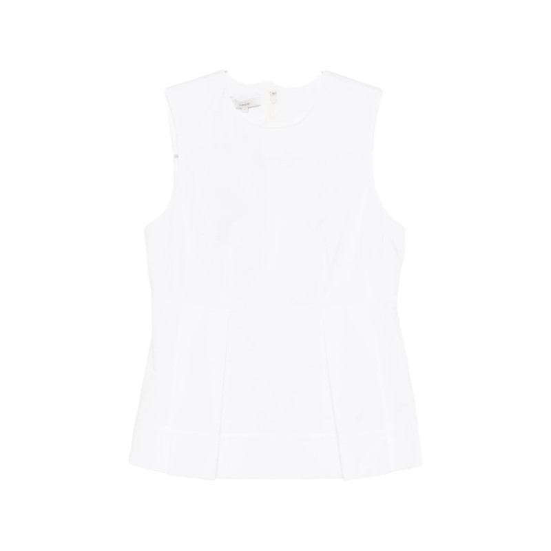 Vince Pleated Sleeveless Top