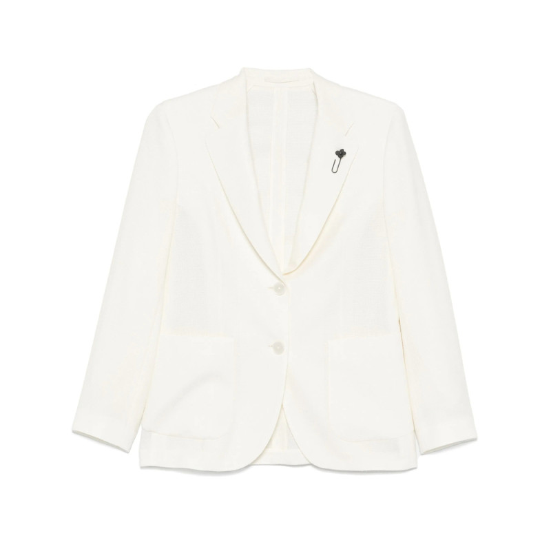 Lardini Brooch-detail Blazer