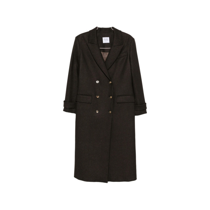 Le Sully Studio Double-breasted Peak-lapel Coat