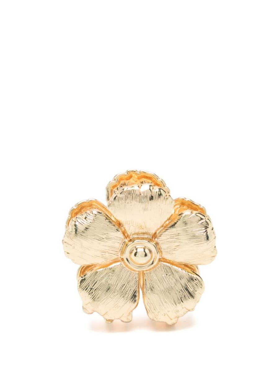 floral-motif hair clip