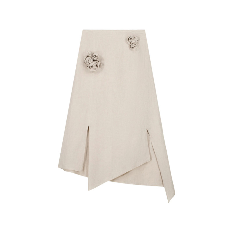 Coperni Knotted Flower Midi Skirt