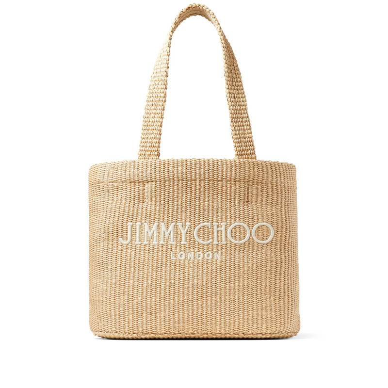 Jimmy Choo Medium Logo-embroidered Beach Bag