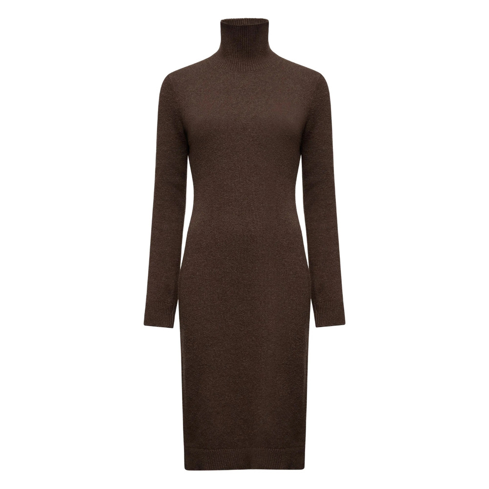 Mm6 Maison Margiela High-neck Ribbed Dress
