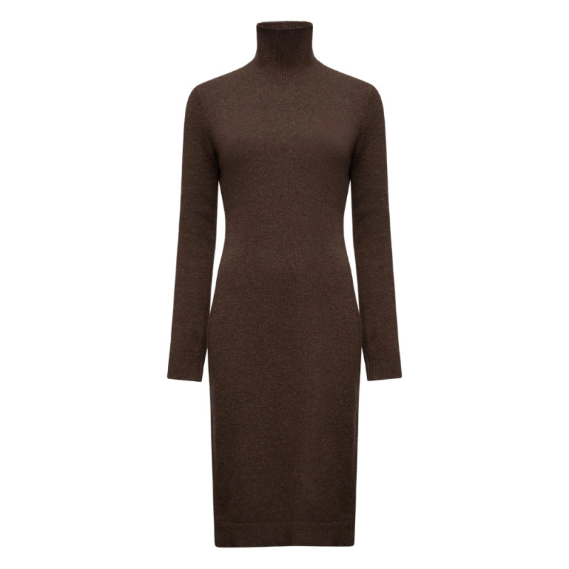 Mm6 Maison Margiela High-neck Ribbed Dress
